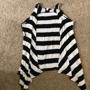 Black and white sweater